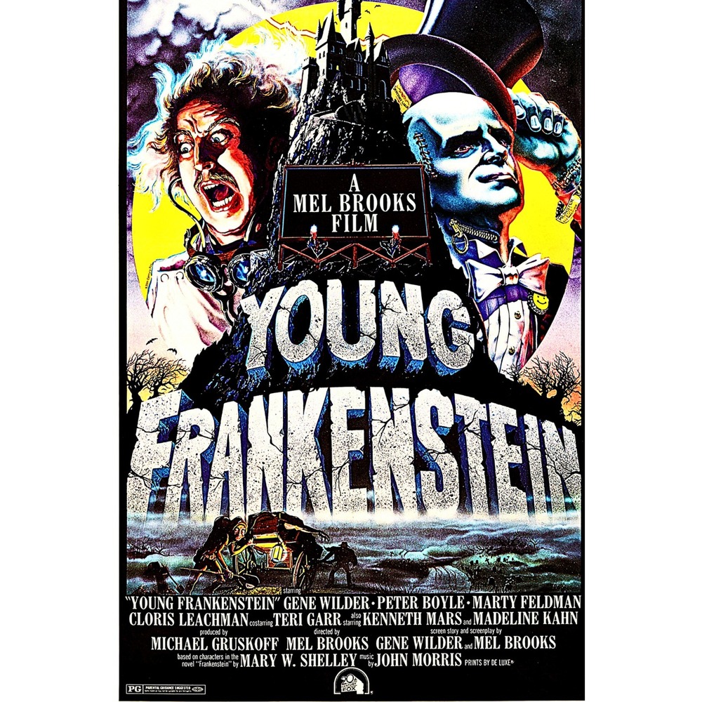 Young Frankenstein - Mel Brooks - 1974 - 12" x 18" Vintage Movie Poster|Unframed
